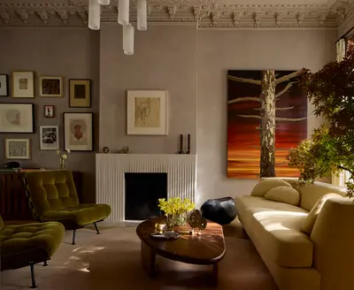 A Brooklyn Brownstone Trades Restraint for Color and Character