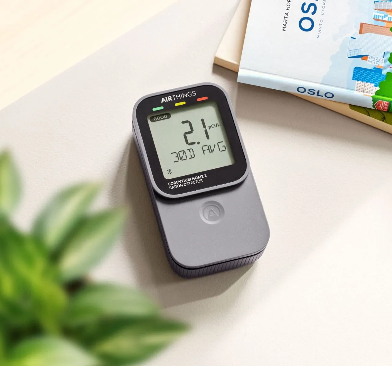 Airthings Corentium Home Radon Detector 223