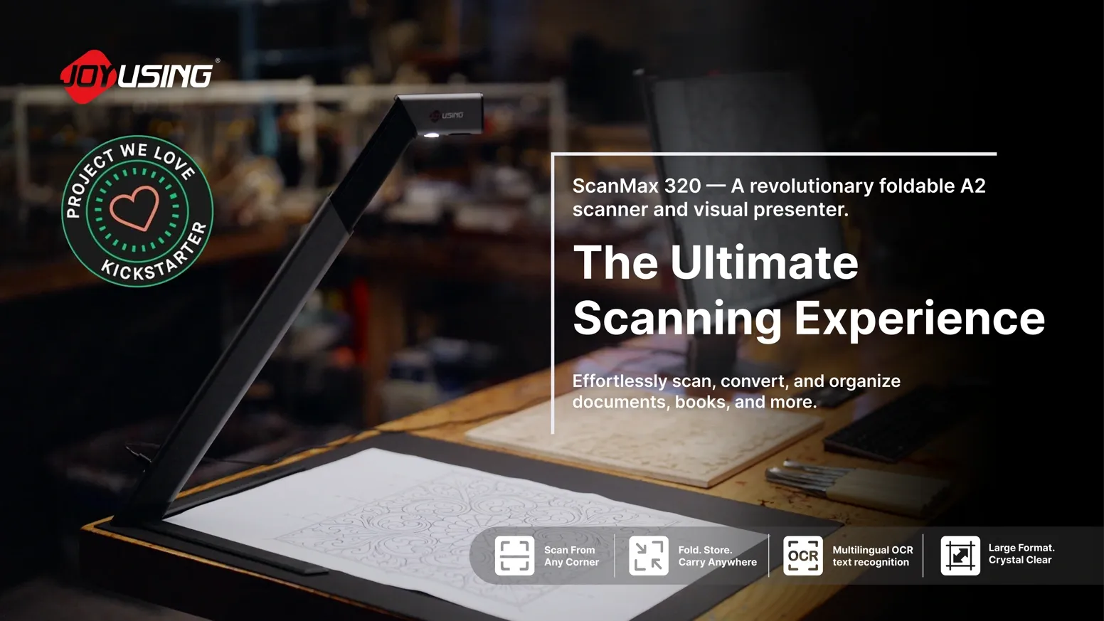Joyusing ScanMax 320 Portable A2 Scanner
