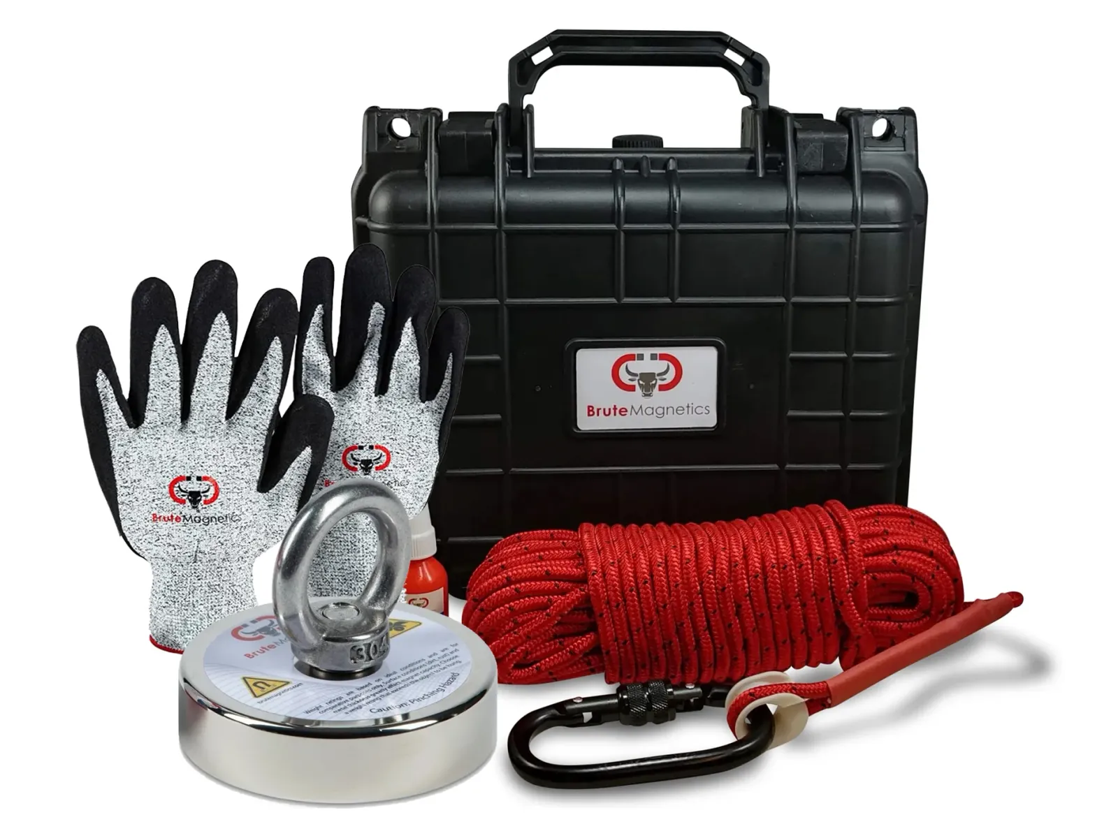 Brute Magnetics 1200 lb Brute Box Magnet Fishing Kit