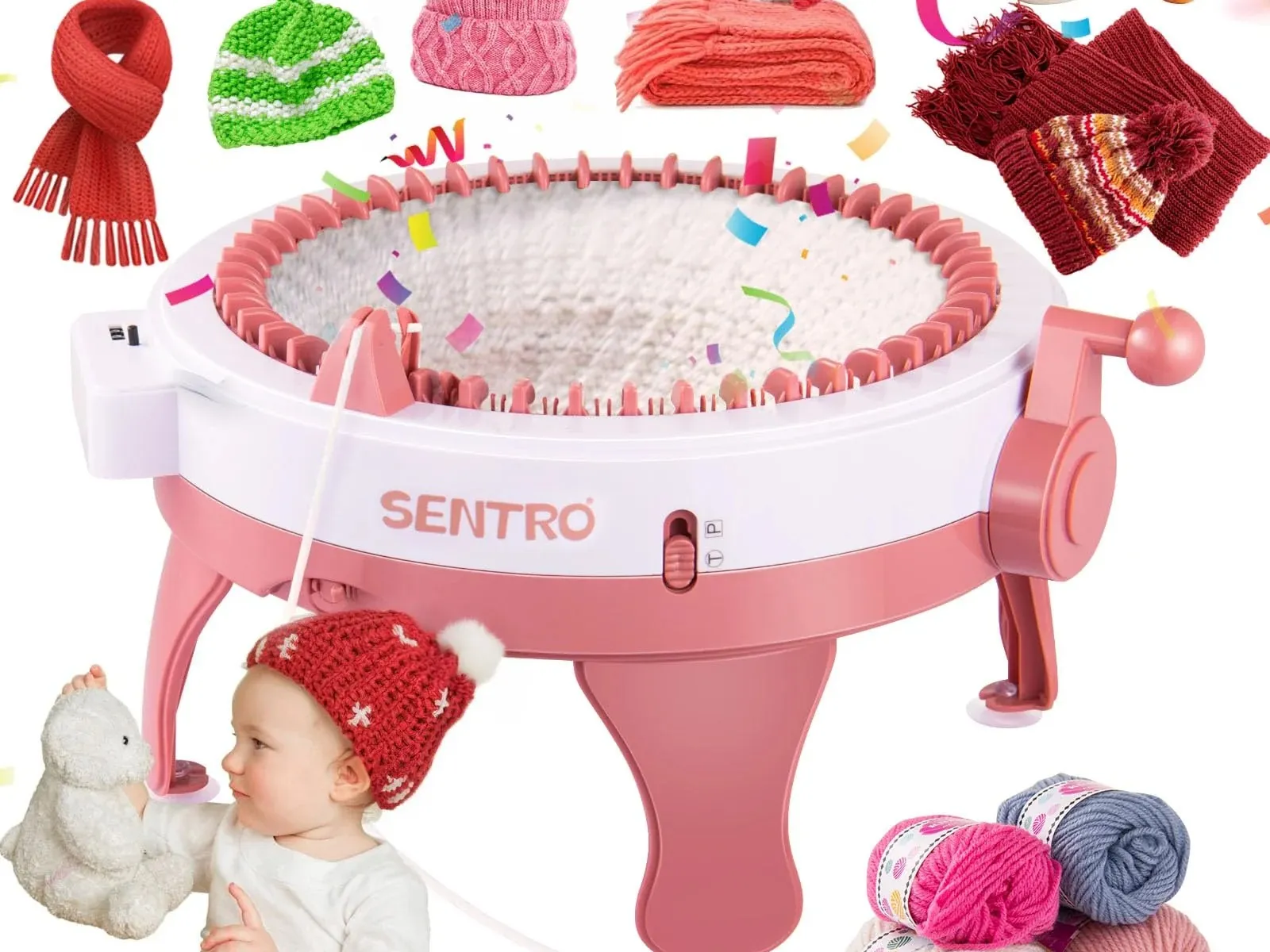 SENTRO 48-Needle Smart Circular Knitting Machine