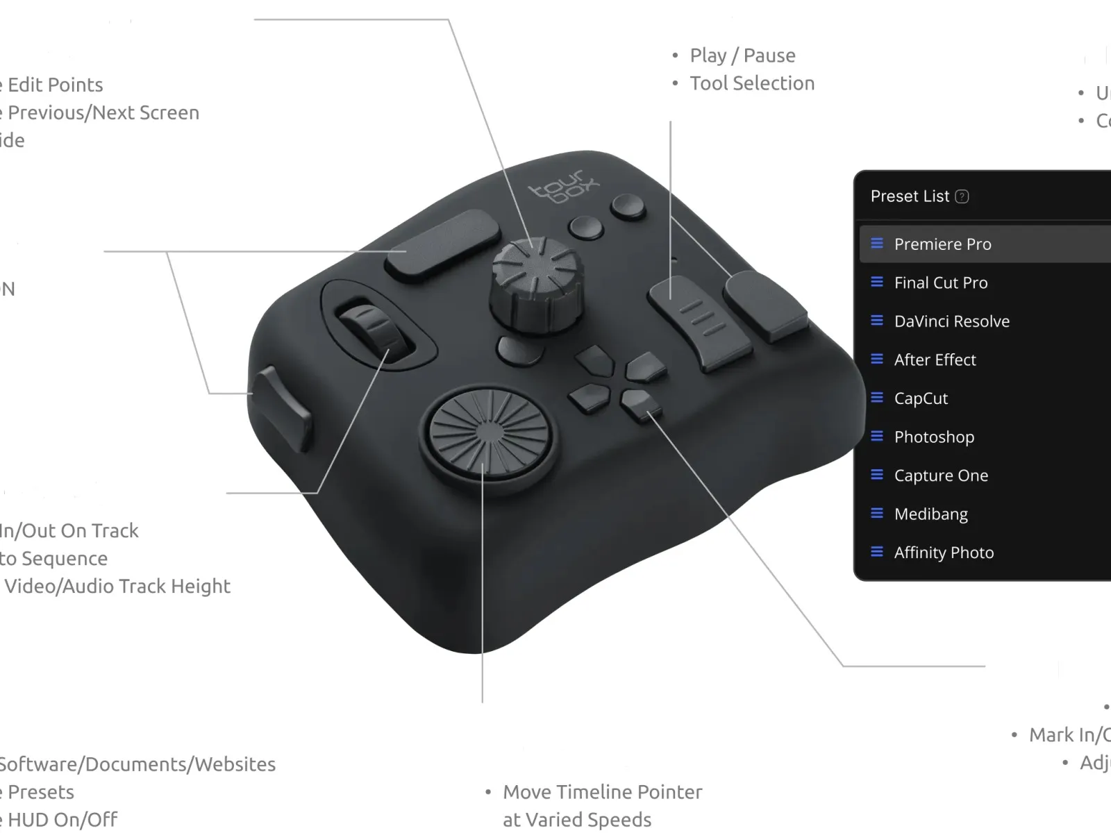 TourBox NEO Editing Controller