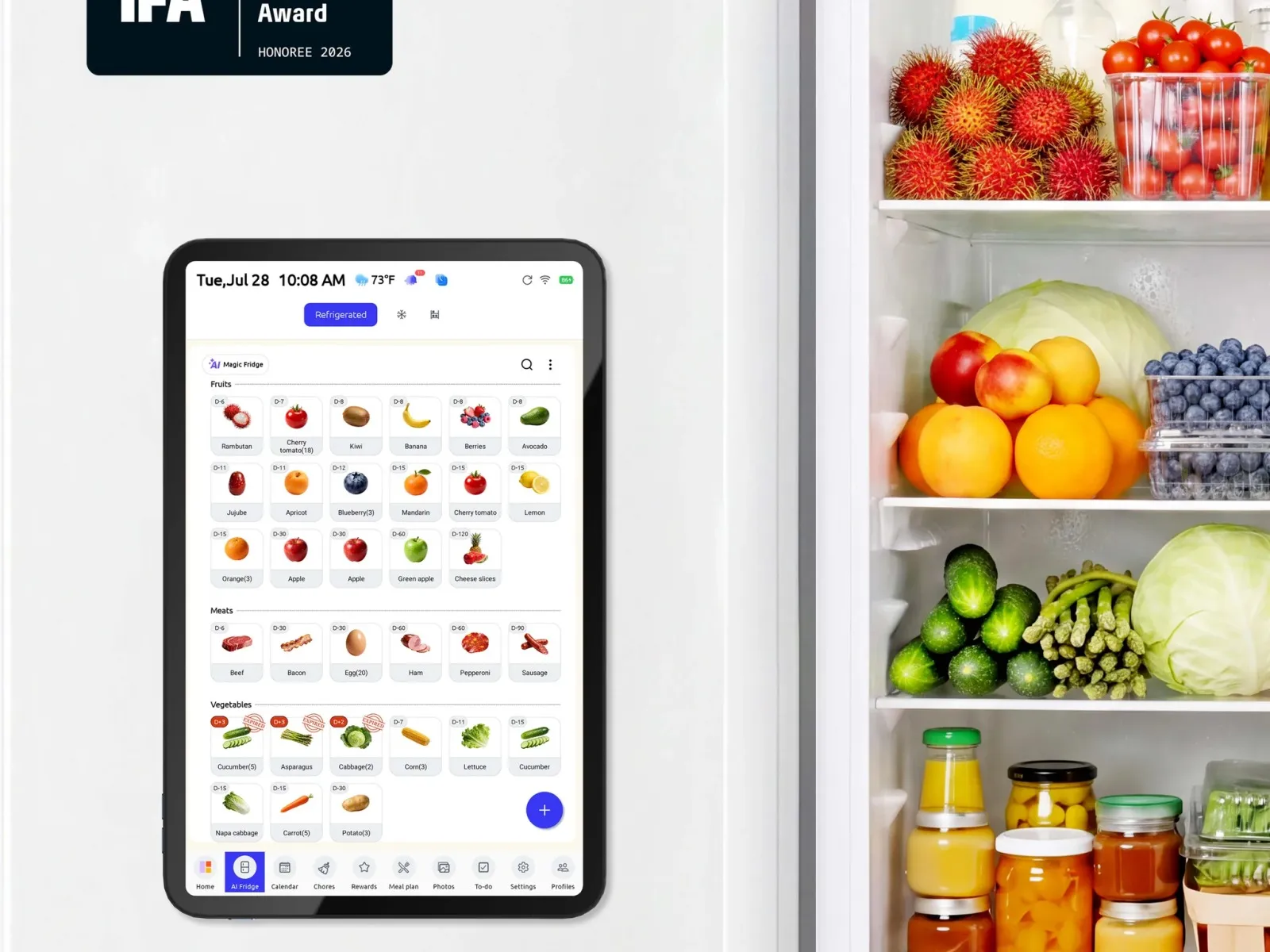 Everblog FridgeCal 13.4" Smart Fridge Calendar