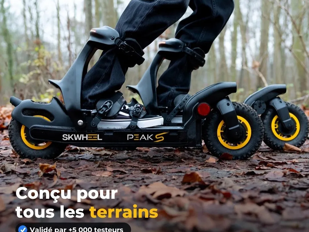 SKWHEEL Peak S Electric Skis