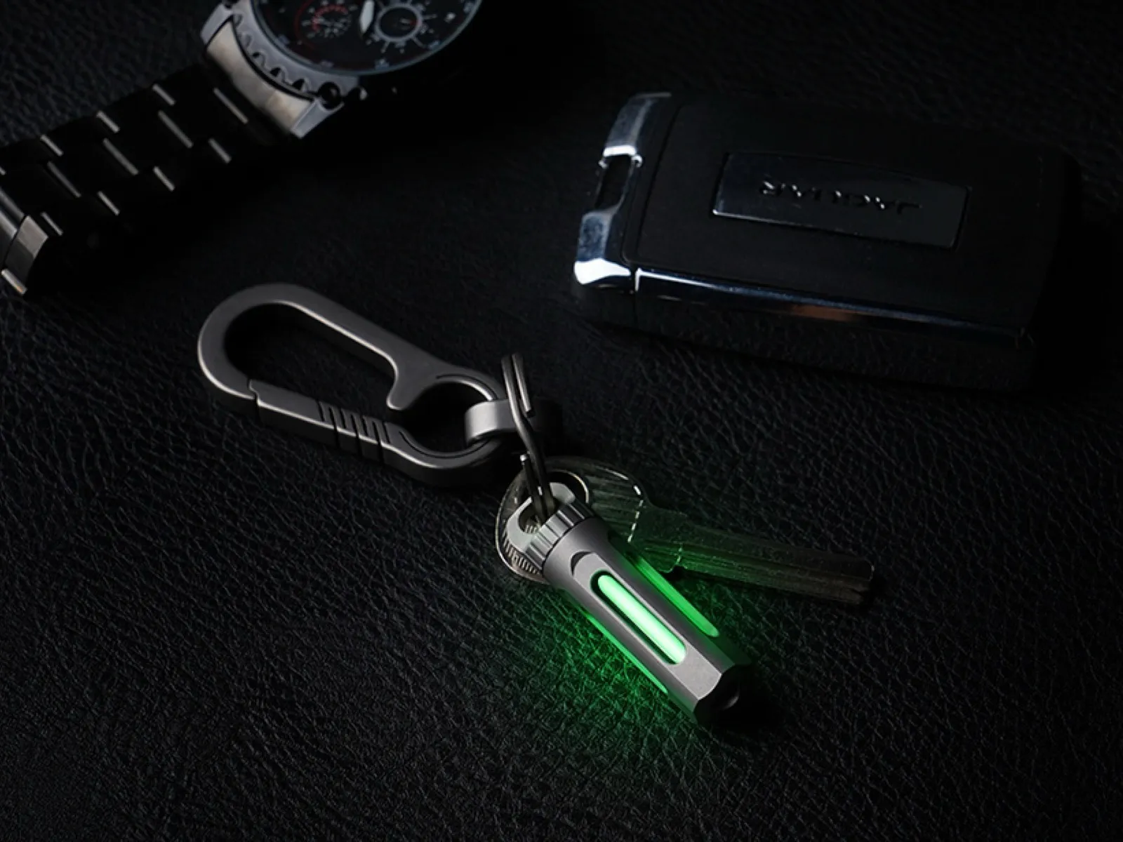 NoxTi Titanium Tritium Keychain