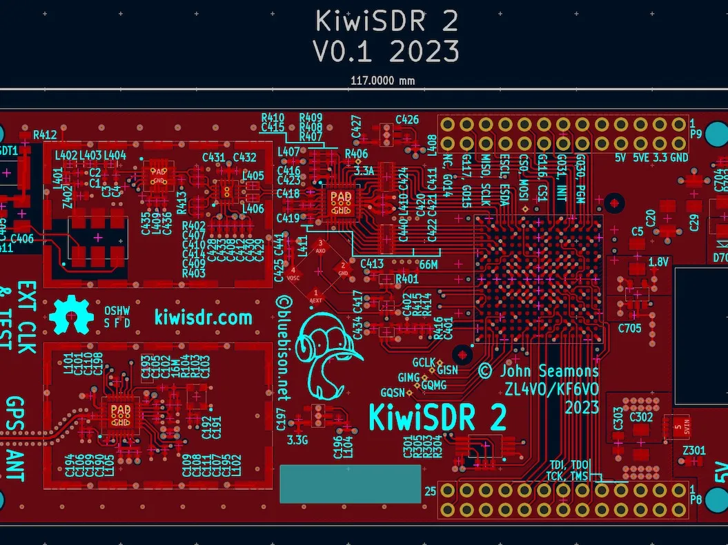 KiwiSDR 2 HF Software-Defined Receiver